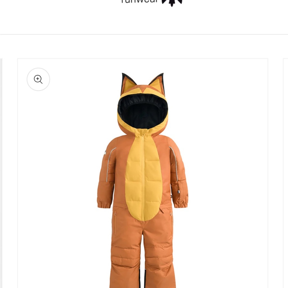 WEEDO Funwear Fox Youth Snowsuit + Gloves
